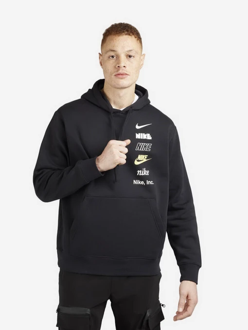 Худи и свитшоты NIKE  Club Fleece+ модель DX0783-010 Фото