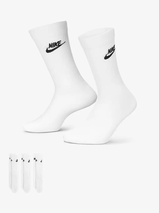 NIKE SPORTSWEAR EVERYDAY ESSENTIAL Набір шкарпеток колір білий фото 2