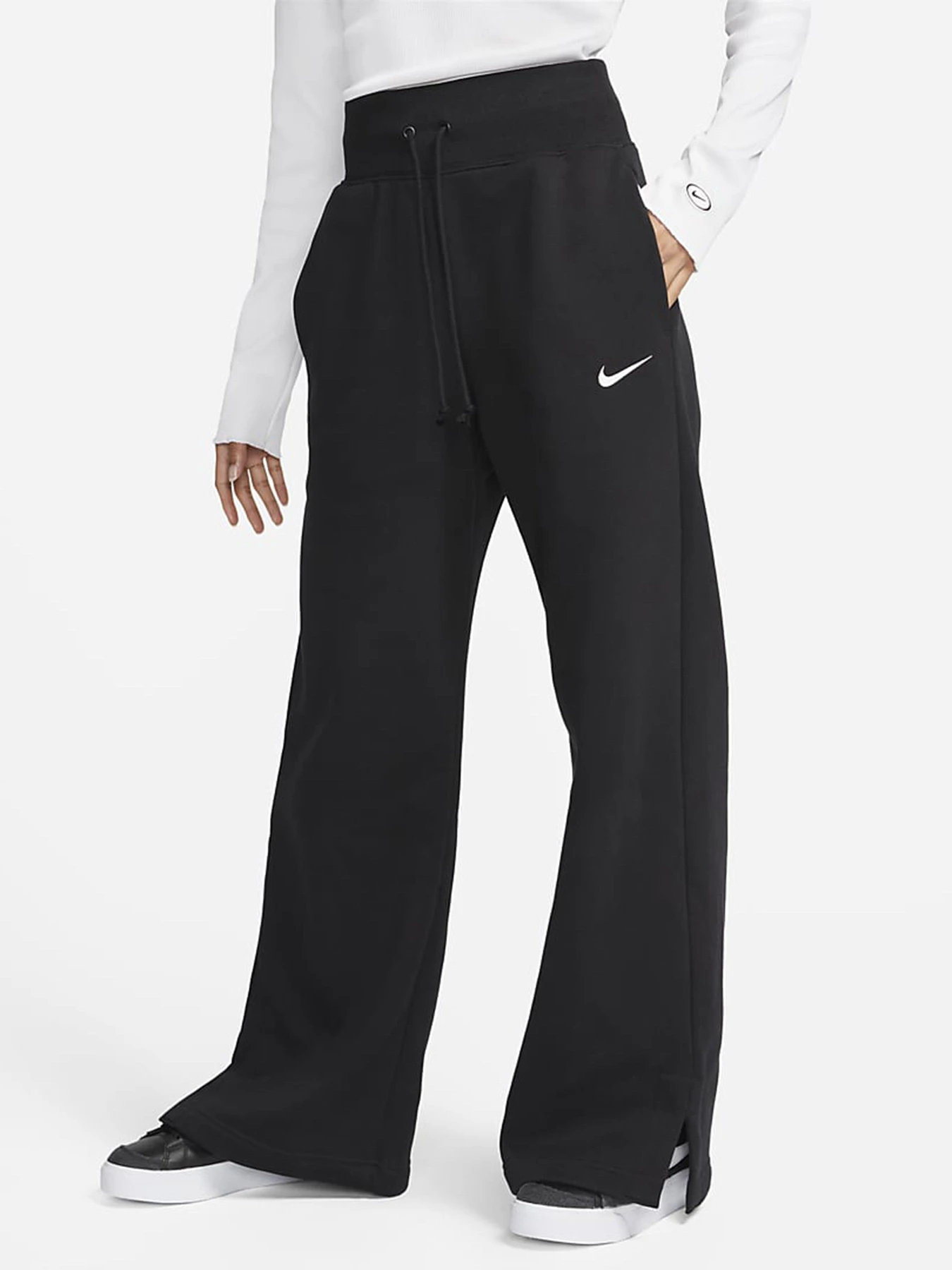 Брюки NIKE SPORTSWEAR PHOENIX FLEECE модель DQ5615-010 Брюки NIKE SPORTSWEAR PHOENIX FLEECE модель DQ5615-010 Фото
