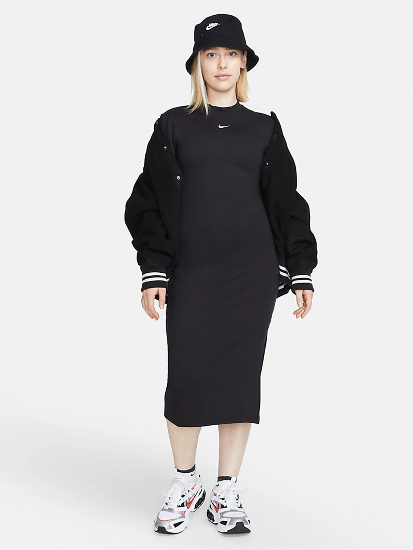 Платья NIKE ESSNTL MIDI DRESS модель DV7878-010 Фото