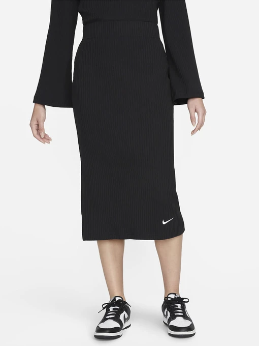 Спідниці NIKE Ribbed Jersey модель DV7956-010 Фото