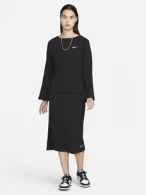 Юбки NIKE Ribbed Jersey модель DV7956-010 Фото