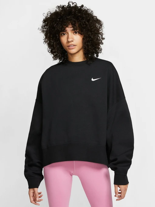 Худи и свитшоты NIKE NSW Women's Fleece Crew модель CK0168-010 Фото