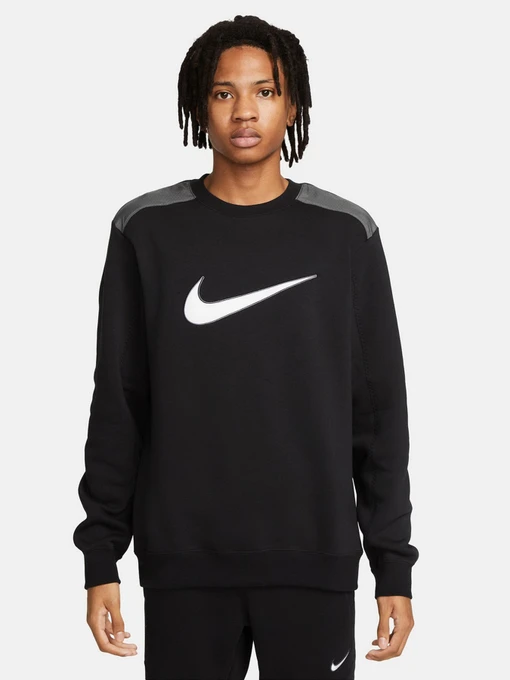 Худи и свитшоты NIKE Sportswear Club Fleece Crew модель FN0245-010 Фото