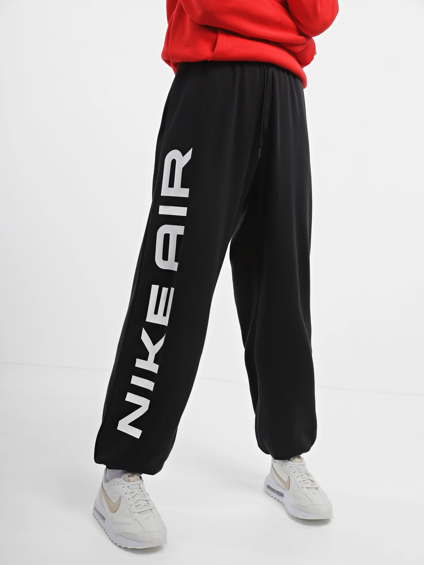 Штани NIKE Sportswear Air Fleece Oversized модель FB8051-010 Штани NIKE Sportswear Air Fleece Oversized модель FB8051-010 Фото