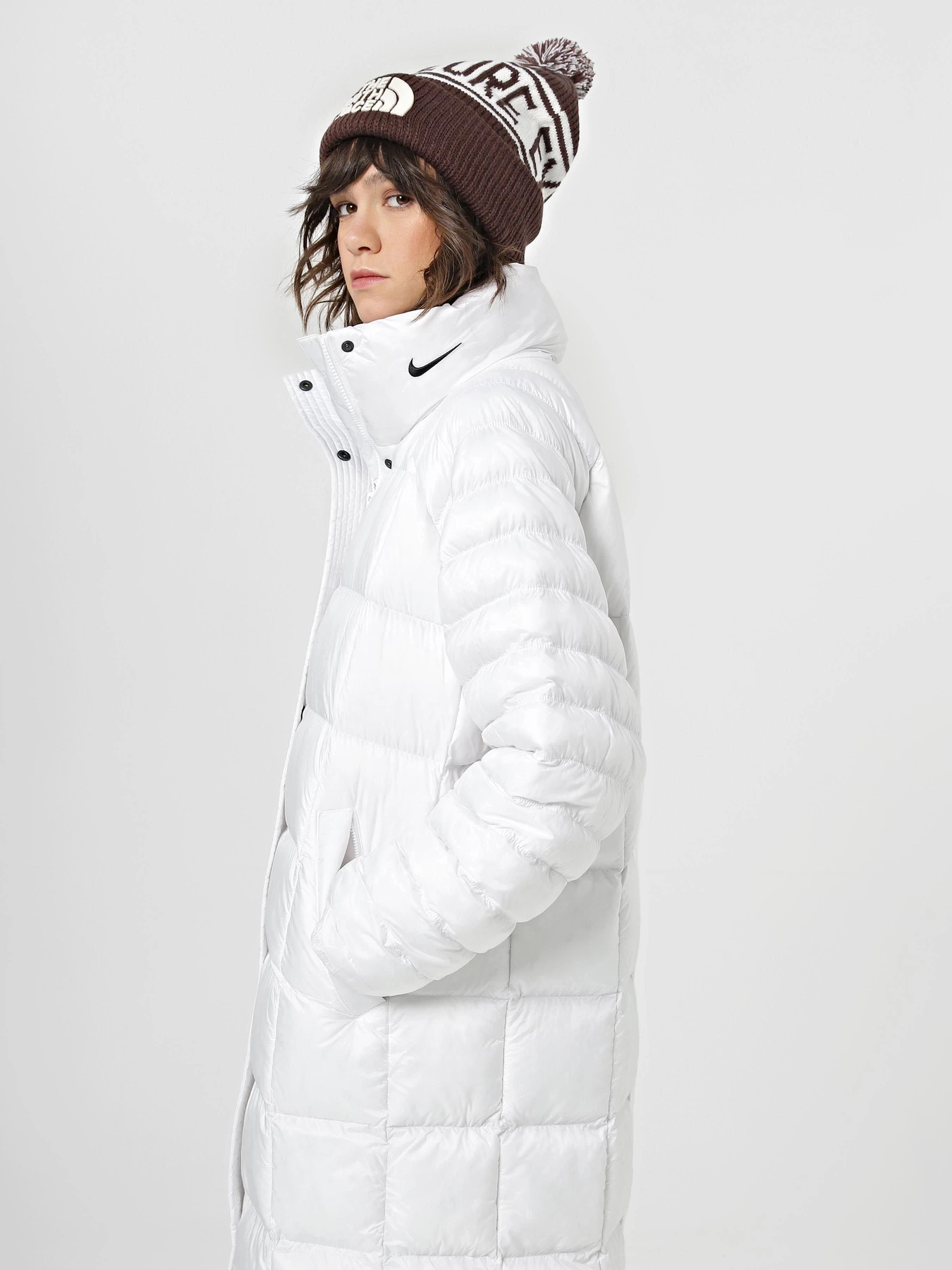 Куртки и дубленки NIKE Sportswear Swoosh Puffer PrimaLoft® модель FB7670-100 Фото