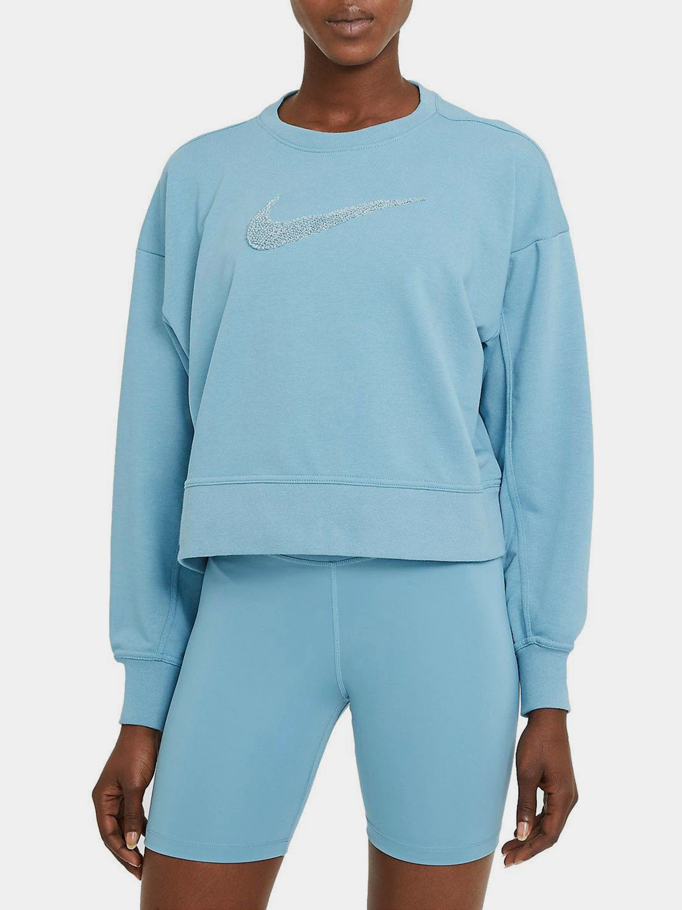Худи и свитшоты NIKE Dri-FIT Get Fit Crew модель CU5506-424 Худи и свитшоты NIKE Dri-FIT Get Fit Crew модель CU5506-424 Фото