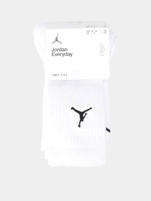Шкарпетки та гольфи NIKE JORDAN EVERYDAY CREW модель DX9632-100 Фото
