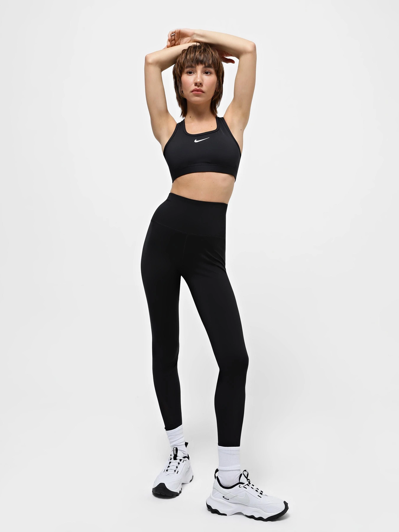 Брюки NIKE ONE HIGH-WAISTED 7/8 модель DV9020-010 Фото