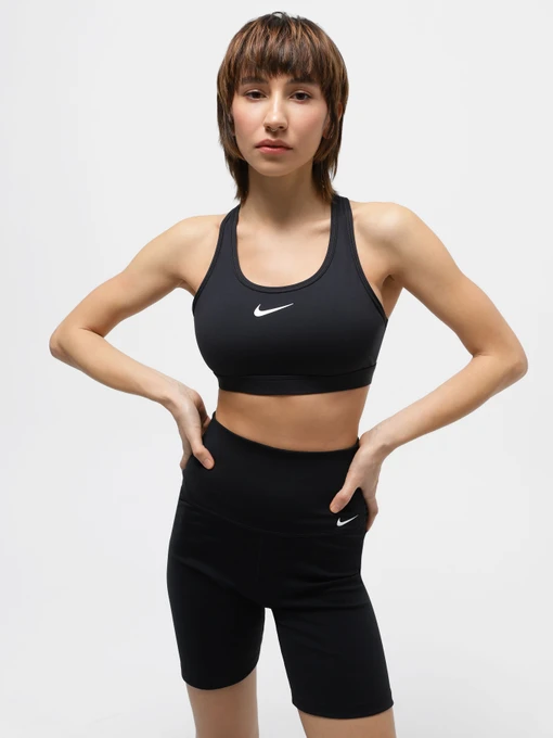 Футболки і поло NIKE SWSH MED SPT BRA модель DX6821-010 Фото