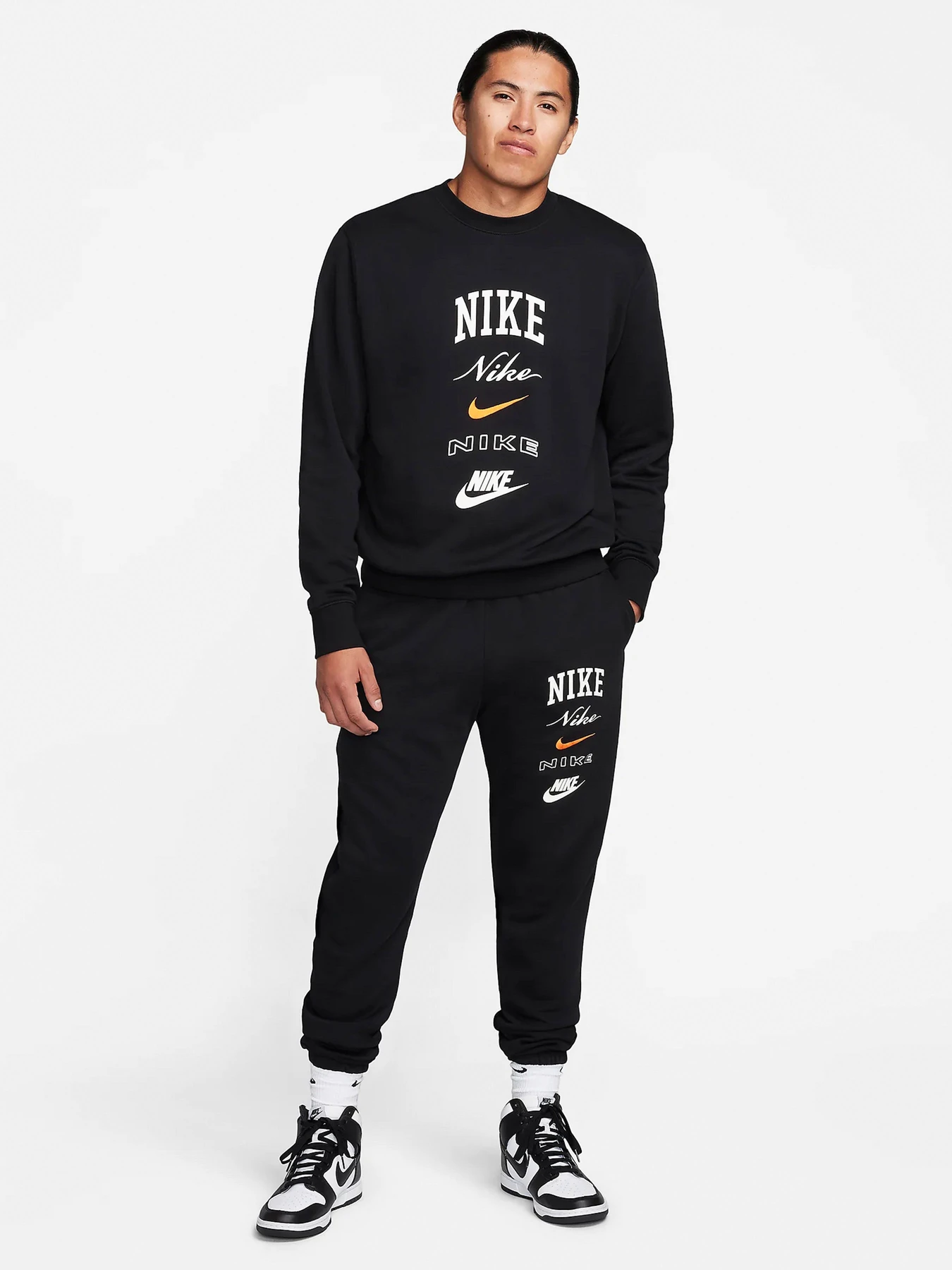 Худи и свитшоты NIKE CLUB FLEECE CREW-NECK модель FN2610-010 Фото