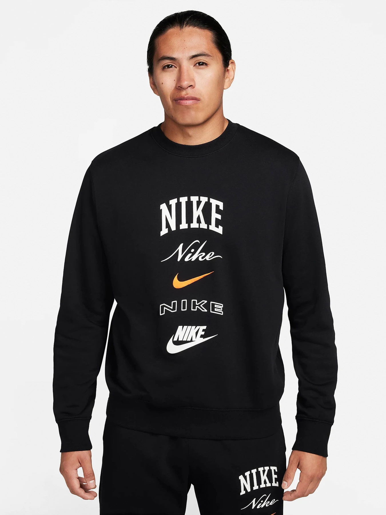 Худи и свитшоты NIKE CLUB FLEECE CREW-NECK модель FN2610-010 Фото