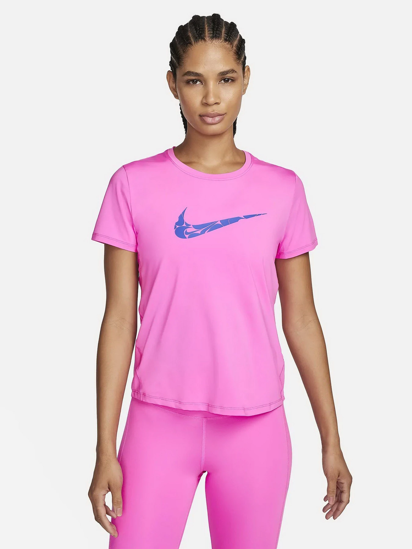 Футболки и поло NIKE NIKE ONE SWSH HBR DF SS TOP модель FN2618-675 Фото