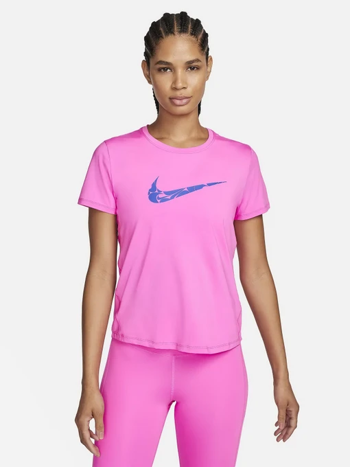 Футболки і поло NIKE NIKE ONE SWSH HBR DF SS TOP модель FN2618-675 Фото