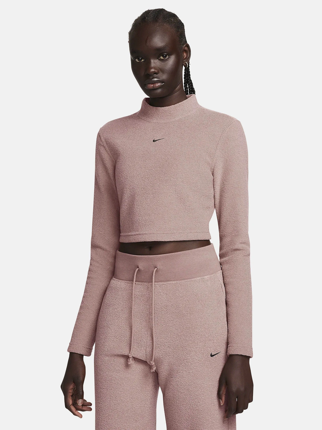 Худи и свитшоты NIKE PHNX PLSH LS CROP TOP модель FN3619-208 Худи и свитшоты NIKE PHNX PLSH LS CROP TOP модель FN3619-208 Фото