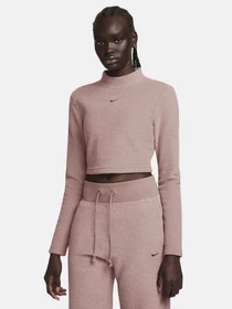 Худи и свитшоты NIKE PHNX PLSH LS CROP TOP модель FN3619-208 Фото