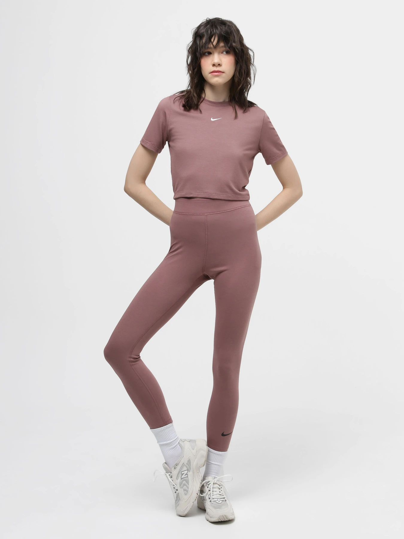 Штани NIKE CLSC HR 7/8 TIGHT LBR модель DV7789-208 Штани NIKE CLSC HR 7/8 TIGHT LBR модель DV7789-208 Фото