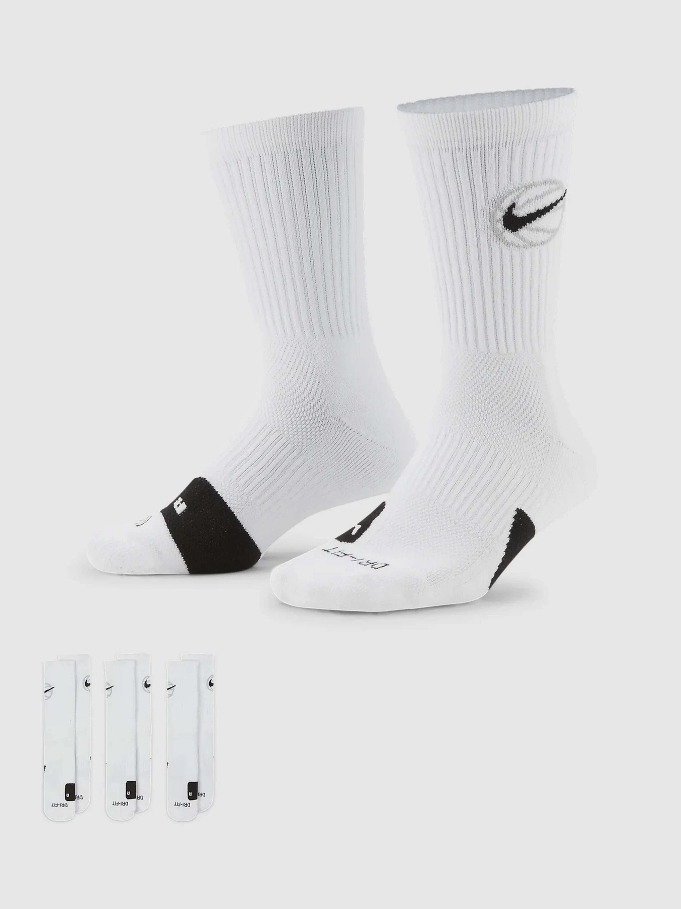 Носки и гольфы NIKE CREW EVERYDAY BBALL 3 100 модель DA2123-100 Носки и гольфы NIKE CREW EVERYDAY BBALL 3 100 модель DA2123-100 Фото