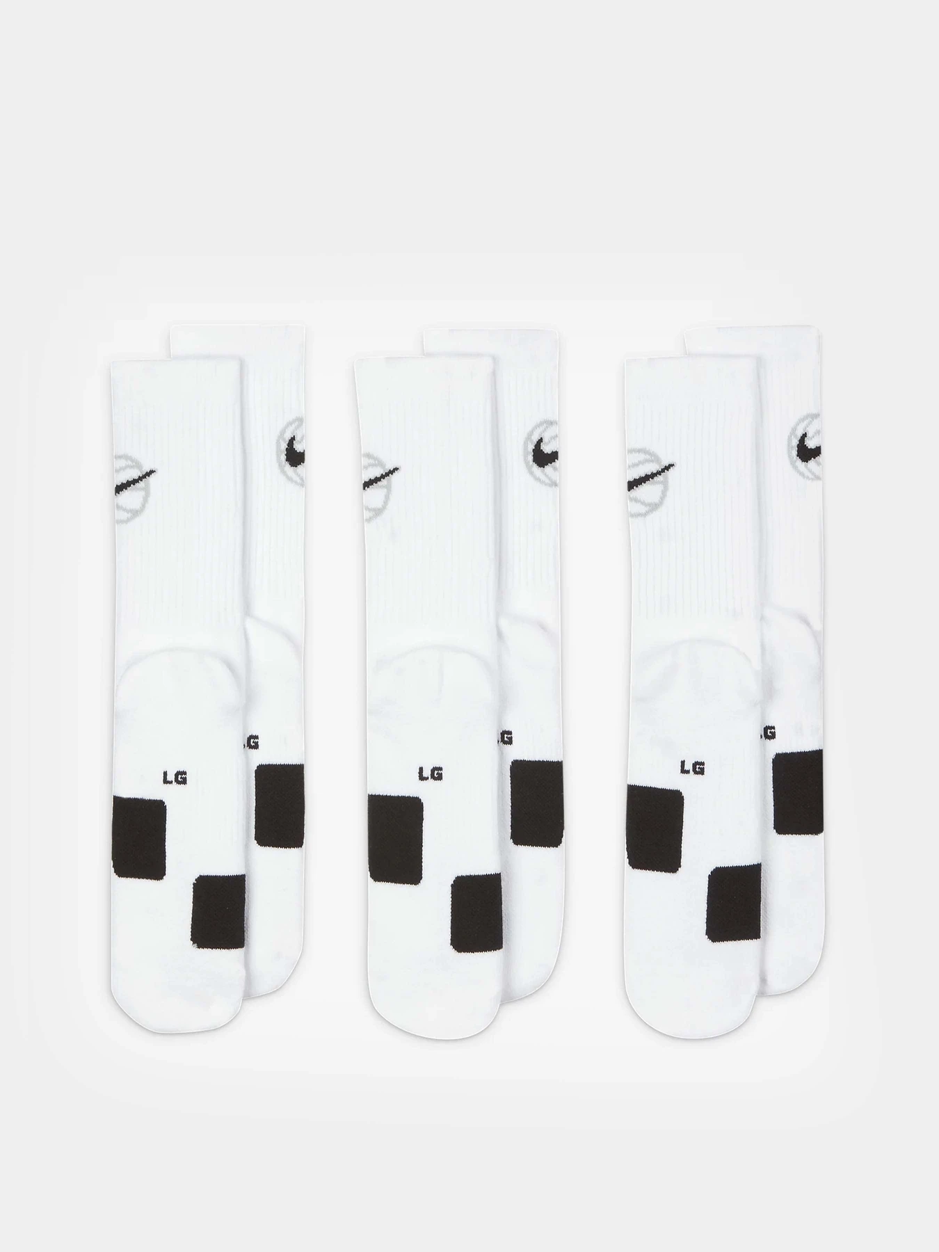 Носки и гольфы NIKE CREW EVERYDAY BBALL 3 100 модель DA2123-100 Носки и гольфы NIKE CREW EVERYDAY BBALL 3 100 модель DA2123-100 Фото