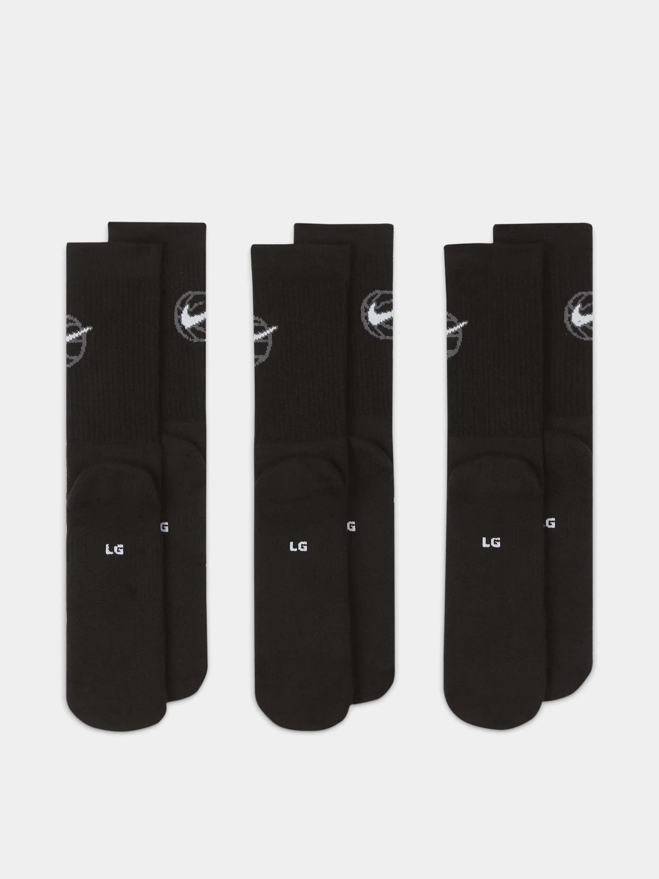Носки и гольфы NIKE EVERYDAY CREW модель DA2123-010 Носки и гольфы NIKE EVERYDAY CREW модель DA2123-010 Фото