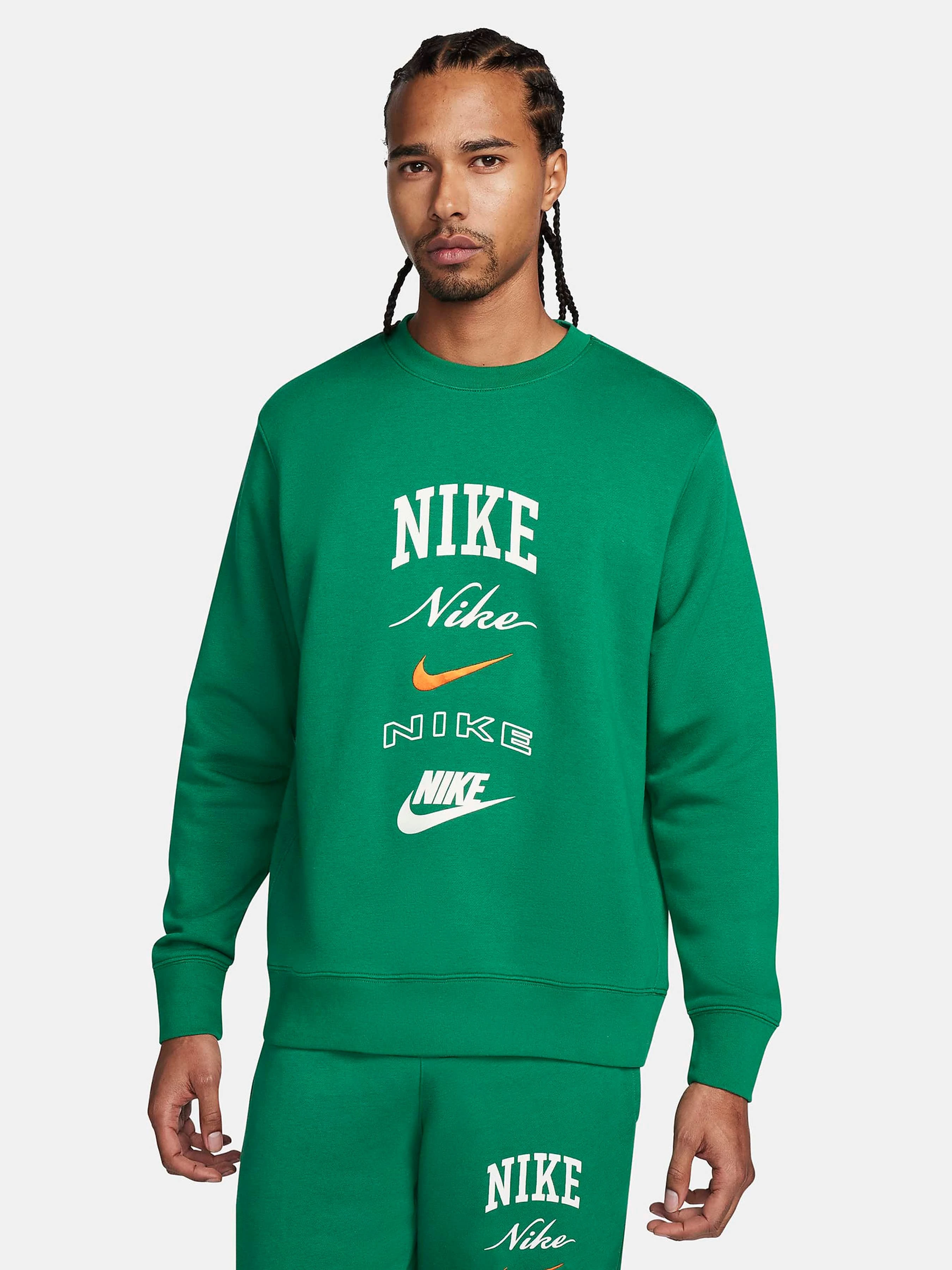 Чоловічий Світшот NIKE CLUB BB CREW STACK GX