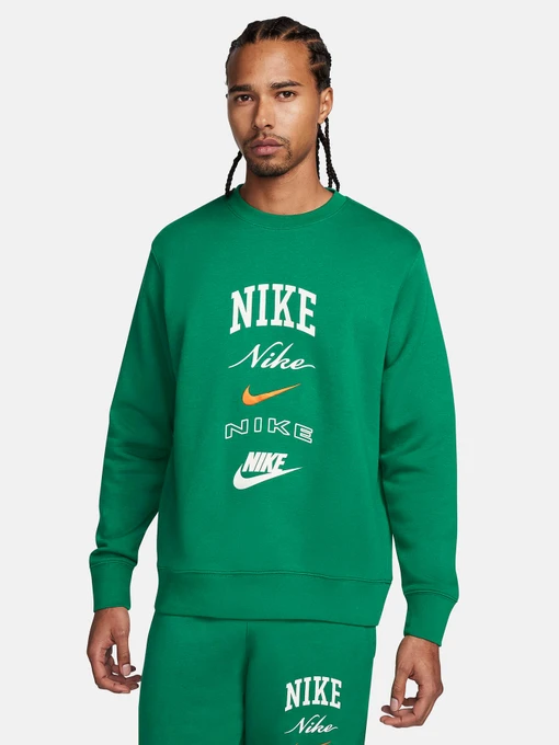 Худі та світшоти NIKE CLUB BB CREW STACK GX модель FN2610-365 Фото
