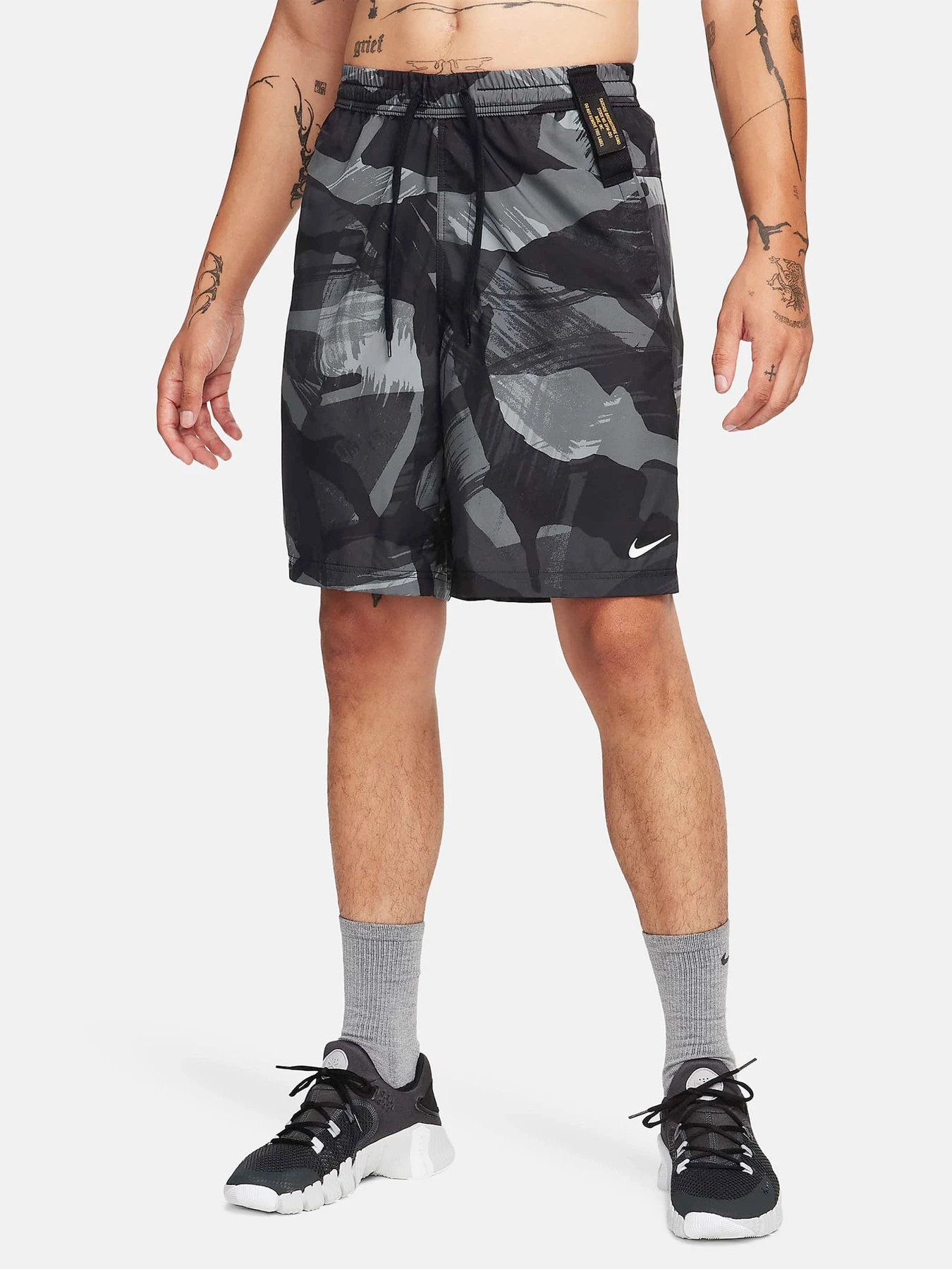 Шорты NIKE DF FORM 9UL SHORT CAMO модель FN3046-010 Фото