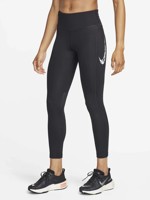 Брюки NIKE FST SW HBR DF MR 7/8 TGT модель FN3268-010 Фото
