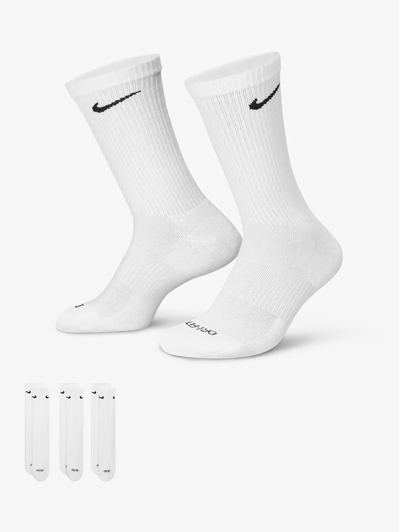 Носки и гольфы NIKE EVERYDAY PLUS CUSHIONED модель SX6888-100 Носки и гольфы NIKE EVERYDAY PLUS CUSHIONED модель SX6888-100 Фото