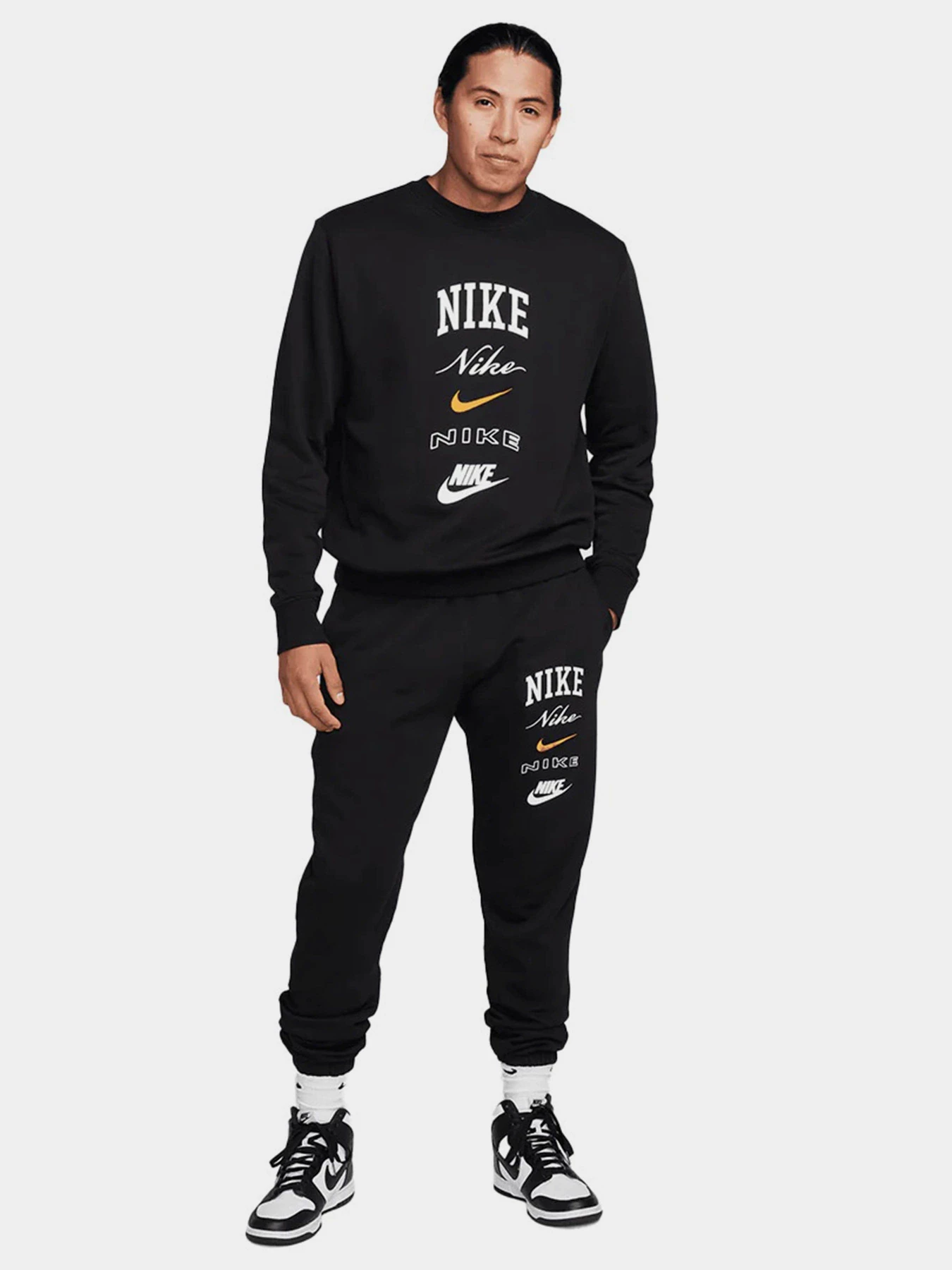 Штани NIKE CLUB BB CF STACK модель FN2643-010 Штани NIKE CLUB BB CF STACK модель FN2643-010 Фото