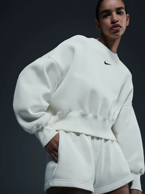 Худі та світшоти NIKE SPORTSWEAR PHOENIX FLEECE модель DQ5761-133 Фото