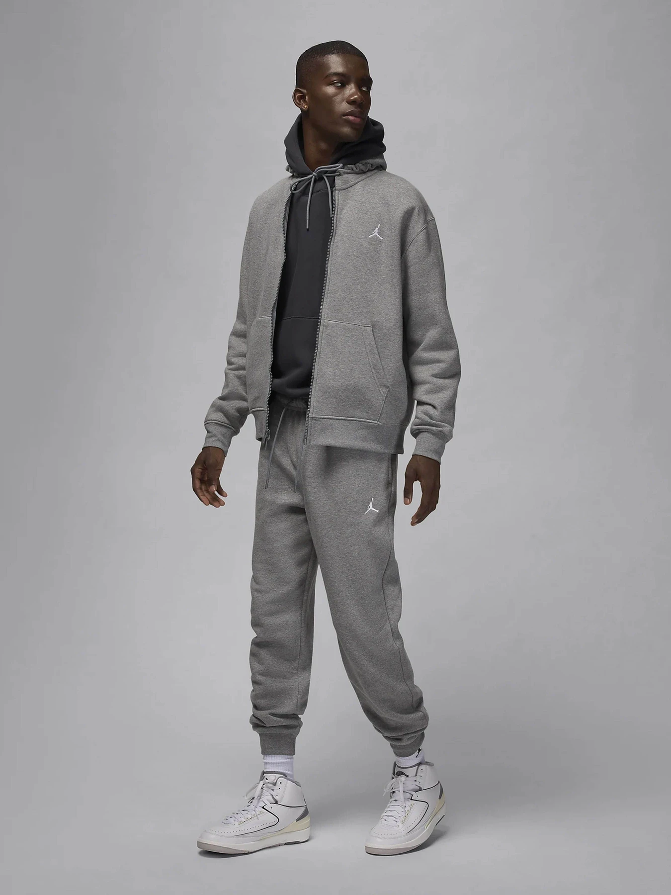Штани NIKE JORDAN BROOKLYN FLEECE модель FV7277-091 Штани NIKE JORDAN BROOKLYN FLEECE модель FV7277-091 Фото