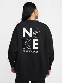 Худі та світшоти NIKE OVERSIZED FLEECE CREW-NECK модель HM4318-010 Фото