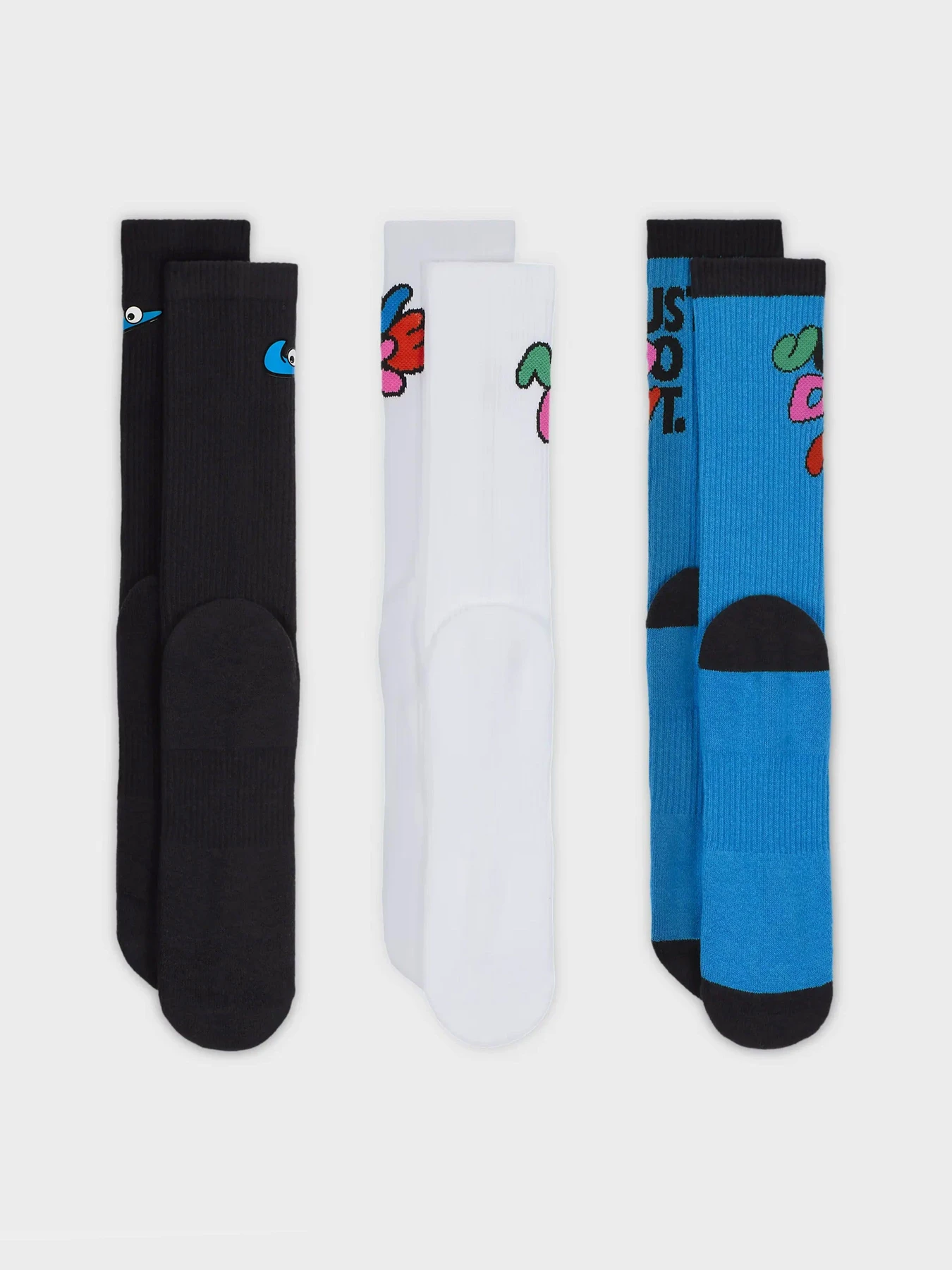 Носки и гольфы NIKE EVERYDAY PLUS CUSHIONED CREW модель HF0851-901 Носки и гольфы NIKE EVERYDAY PLUS CUSHIONED CREW модель HF0851-901 Фото