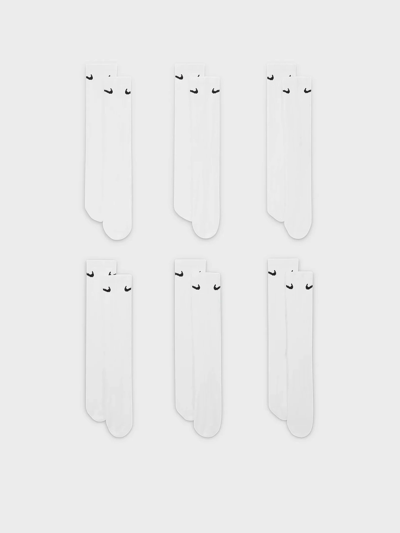 Шкарпетки та гольфи NIKE EVERYDAY COTTON CUSHIONED CREW модель SX7666-100 Шкарпетки та гольфи NIKE EVERYDAY COTTON CUSHIONED CREW модель SX7666-100 Фото