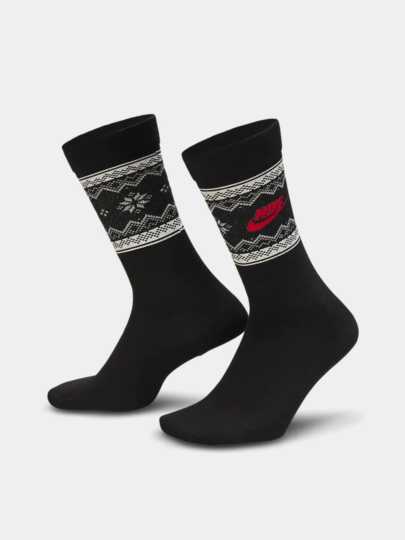 Носки и гольфы NIKE EVERYDAY ESSENTIALS FAIR ISLE модель FZ3071-010 Фото