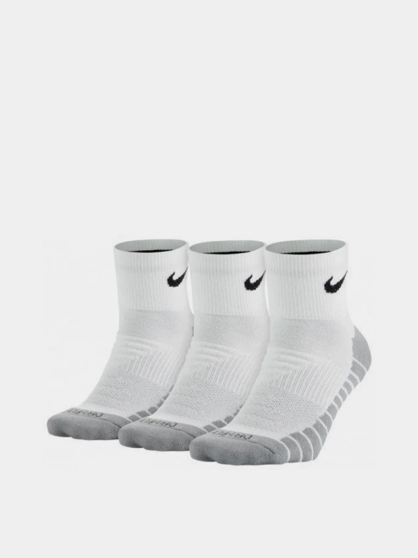 Носки и гольфы NIKE DRY CUSH QTR модель SX5549-100 Фото