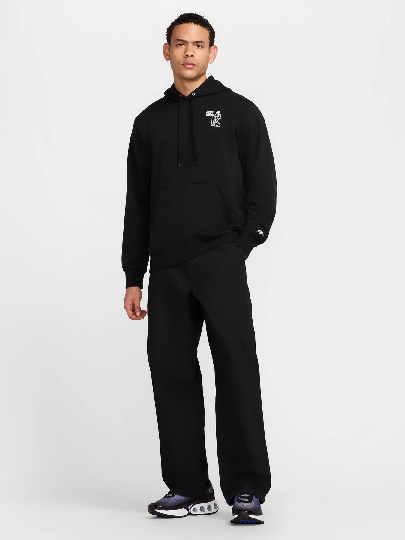 Худі та світшоти NIKE CLUB FRENCH TERRY PO HDY модель HQ8594-010 Худі та світшоти NIKE CLUB FRENCH TERRY PO HDY модель HQ8594-010 Фото