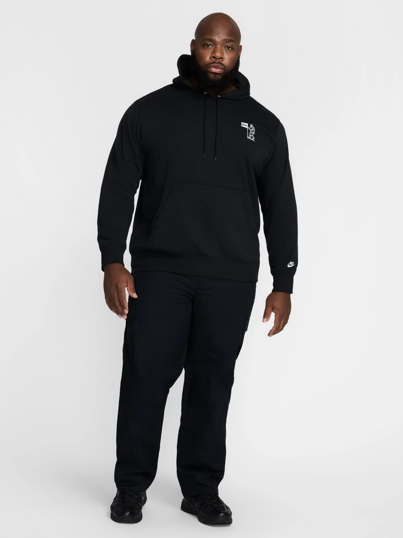 Худі та світшоти NIKE CLUB FRENCH TERRY PO HDY модель HQ8594-010 Худі та світшоти NIKE CLUB FRENCH TERRY PO HDY модель HQ8594-010 Фото