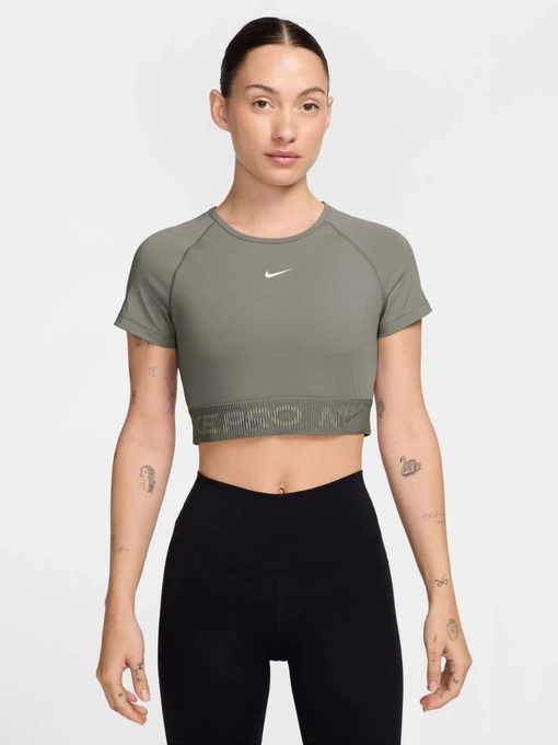 Футболки і поло NIKE PRO DRI-FIT CROP модель HM6369-320 Фото