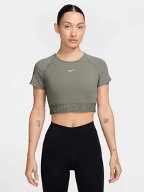 Футболки і поло NIKE PRO DRI-FIT CROP модель HM6369-320 Фото