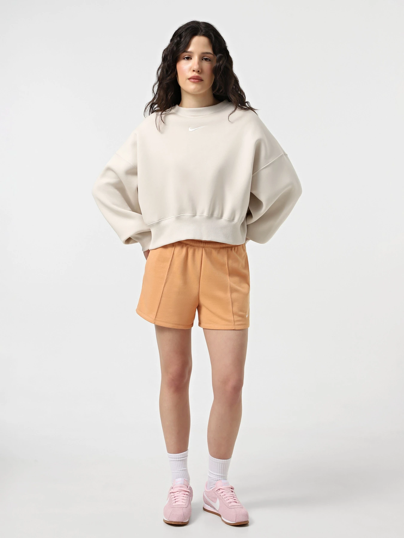 Худі та світшоти NIKE SPORTSWEAR STYLE FLEECE OVERSI модель DQ5761-104 Фото