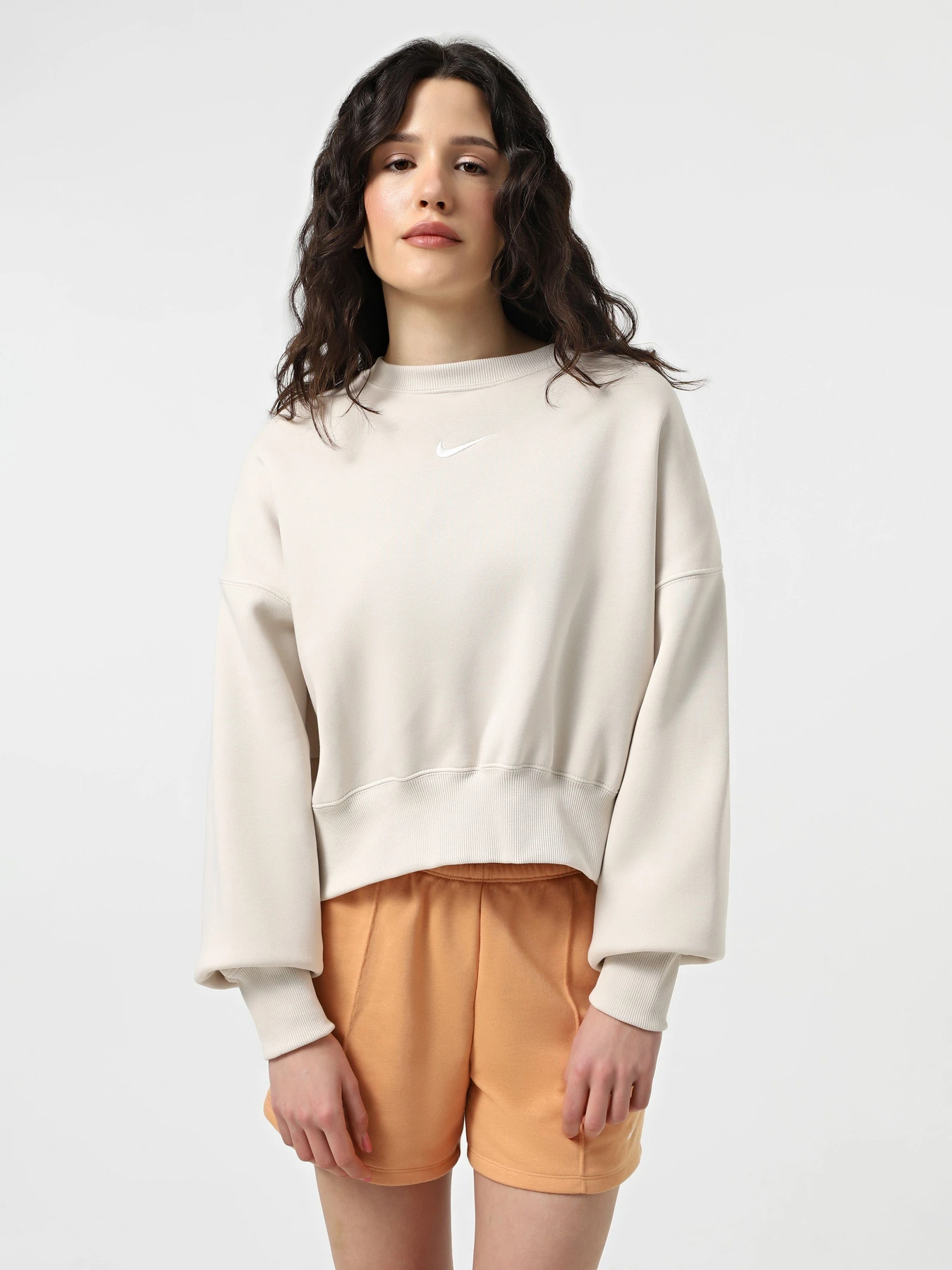 Худі та світшоти NIKE SPORTSWEAR STYLE FLEECE OVERSI модель DQ5761-104 Фото