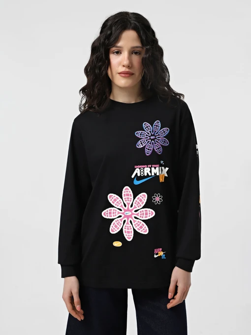 Худи и свитшоты NIKE SPORTSWEAR LOOSE GRAPHIC модель HF9529-010 Фото