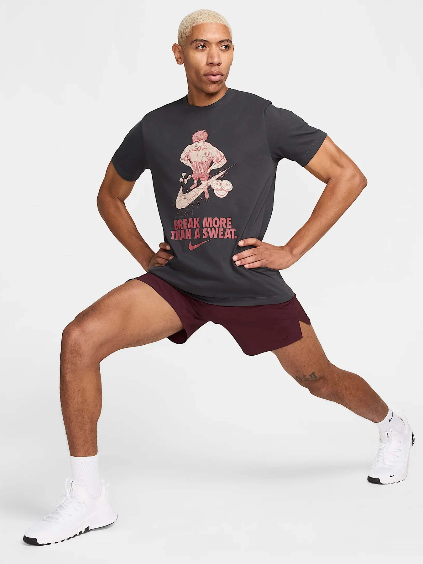 Футболки и поло NIKE DRI-FIT FITNESS модель HJ3611-070 Фото