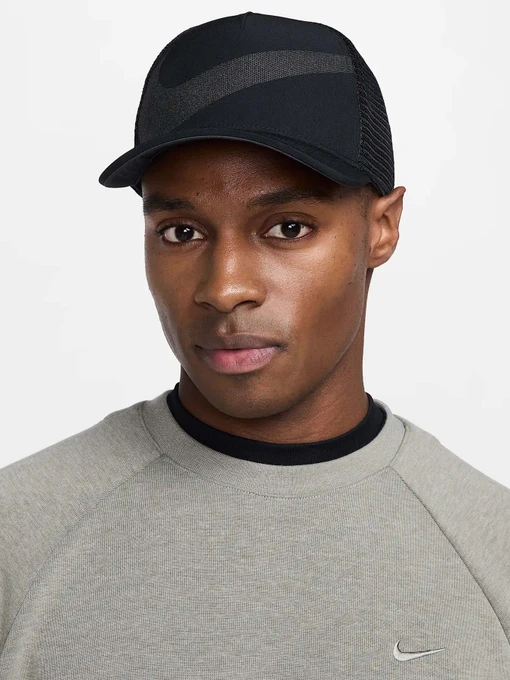 Шапки и кепки NIKE RISE DRI-FIT TRUCKER модель HJ7018-010 Фото