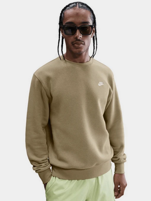 Худи и свитшоты NIKE CLUB MEN'S FLEECE CREW модель FN3886-297 Фото