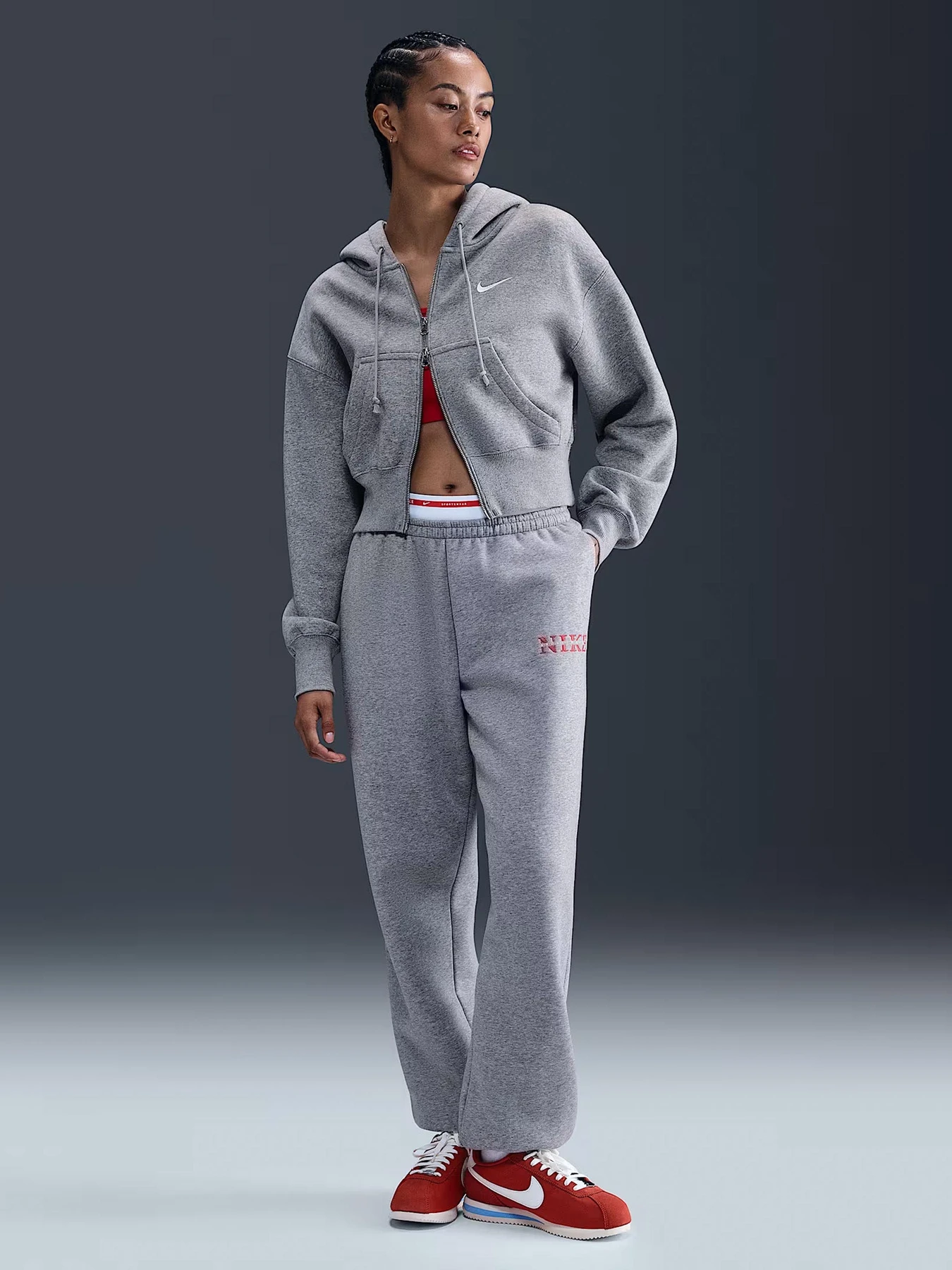 Худі та світшоти NIKE SPORTSWEAR PHOENIX FLEECE модель HV2426-063 Фото