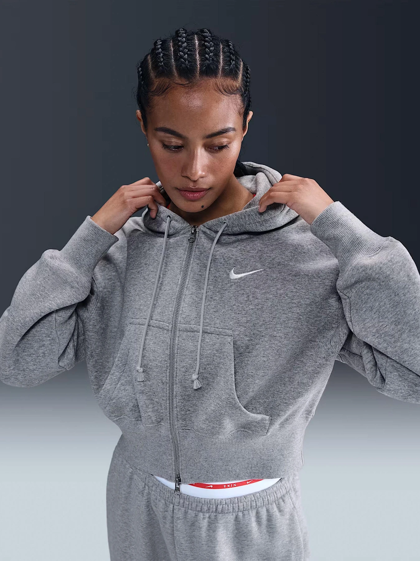 Худі та світшоти NIKE SPORTSWEAR PHOENIX FLEECE модель HV2426-063 Фото