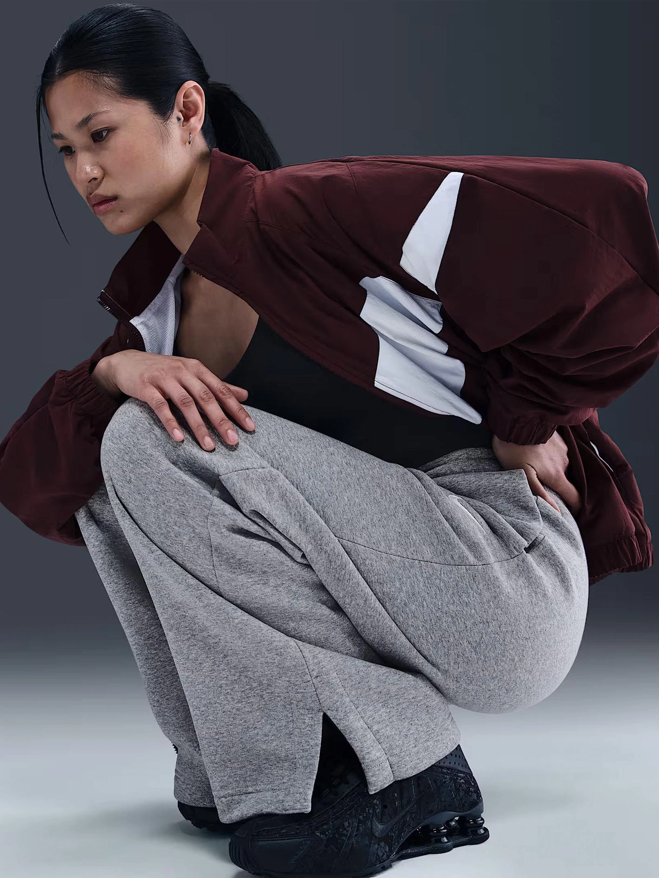 Штани NIKE W NSW PHNX FLC HR PANT WIDE 2 модель IH1011-063 Штани NIKE W NSW PHNX FLC HR PANT WIDE 2 модель IH1011-063 Фото